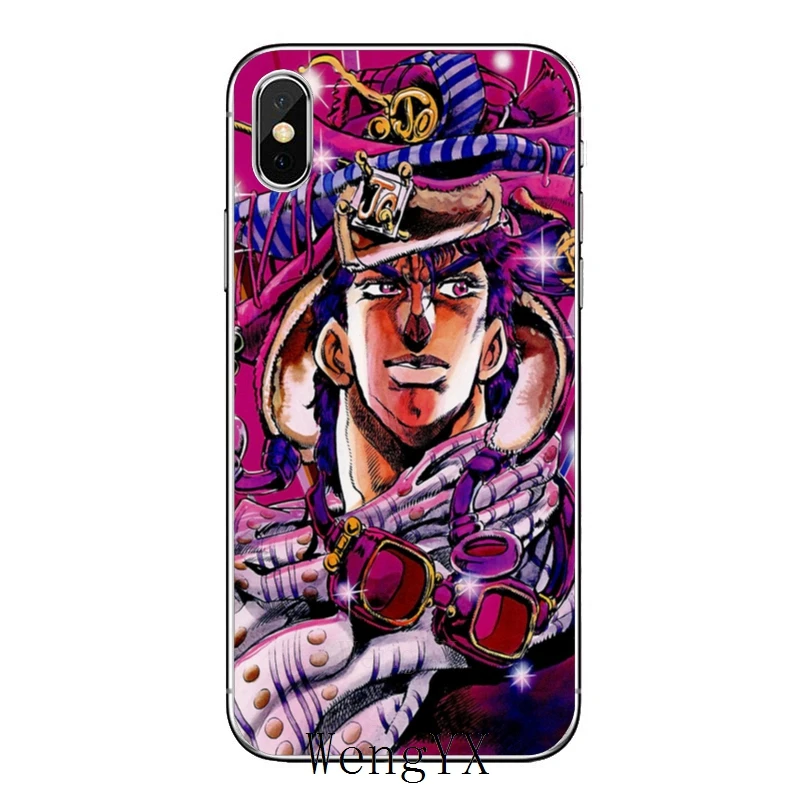 JoJo невероятное приключение для iPhone 11 pro XR X XS Max 8 7 6s plus SE 5S 5c iPod Touch 5 6 прозрачный чехол - Цвет: Adventure-A-07