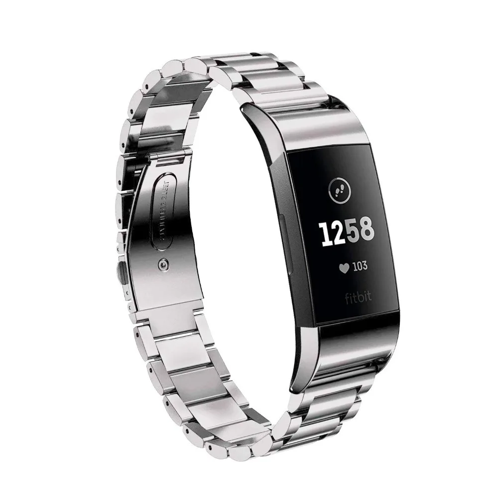 Браслет для fitbit charge 3 ремешок для замены ремня из нержавеющей стали smartwatch для fitbit charge 3 Аксессуары для часов