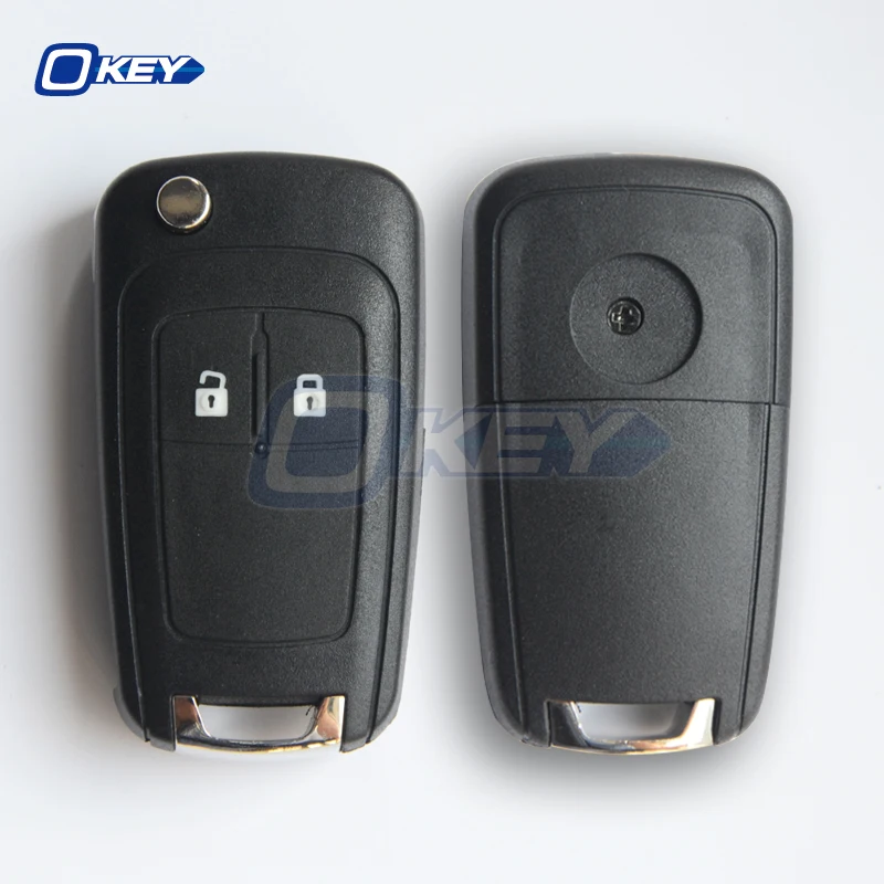 

Okey Flip remote key 2 button 433mhz for Chevrolet Cruze with ID46 chip