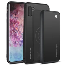 Для samsung Galaxy Note 10 чехол для аккумулятора 5000 мАч Расширенный PowerBank магнитный беспроводной Чехол для зарядного устройства для samsung Note 10 Plus чехол