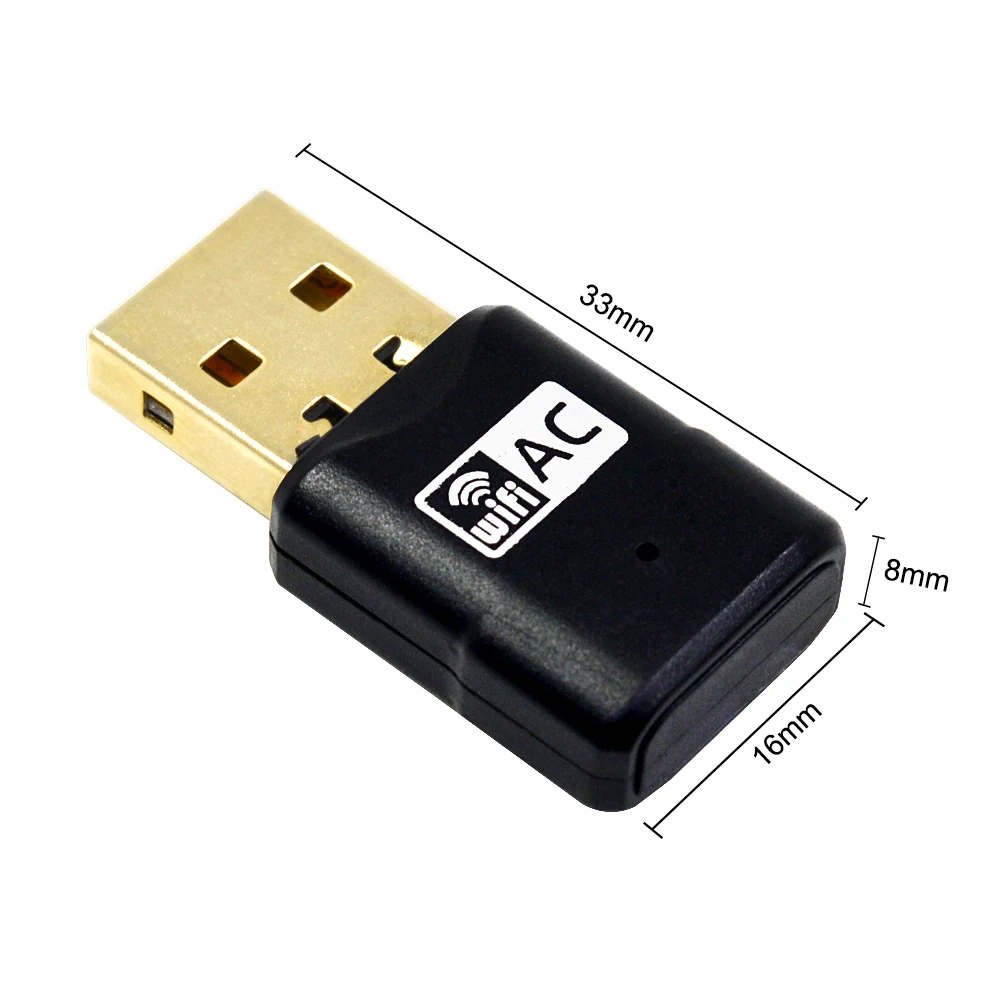 Беспроводной USB WiFi адаптер 600 Мбит/с wi fi ключ ПК сетевая карта двухдиапазонный wifi 5 ГГц адаптер Lan USB Ethernet приемник AC wi-fi