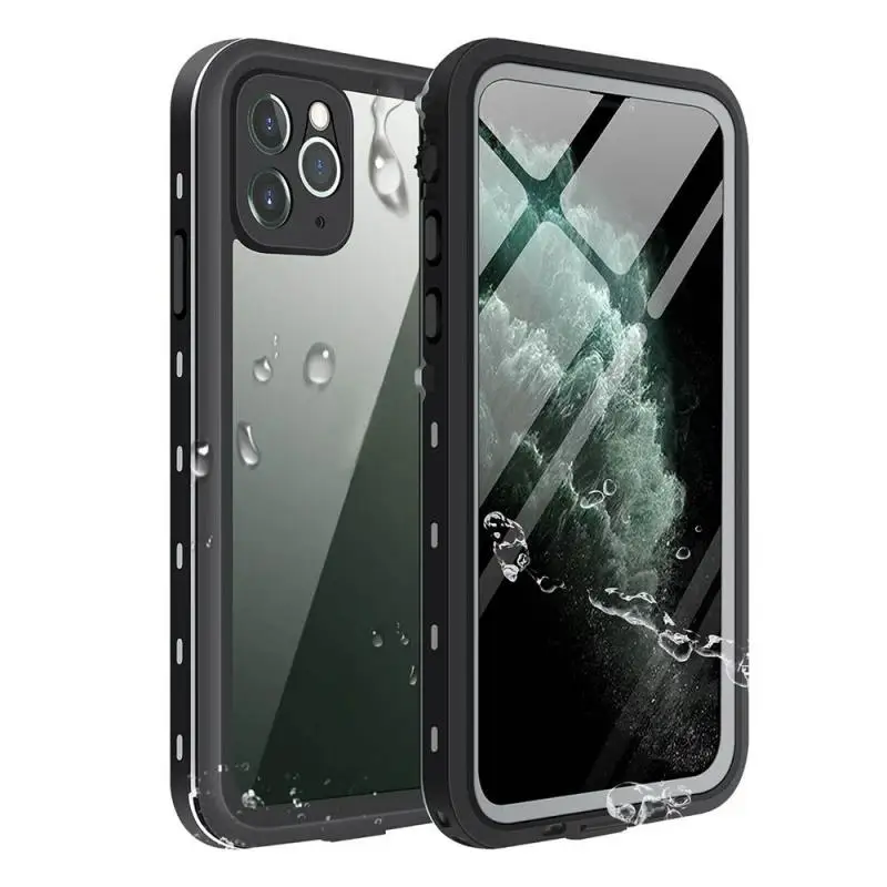 Противоударный подводный чехол для iPhone 11 Pro 11 чехол для спорта на открытом воздухе IP67 водонепроницаемый пылезащитный чехол для дайвинга для iPhone 11 Pro Max - Цвет: 1