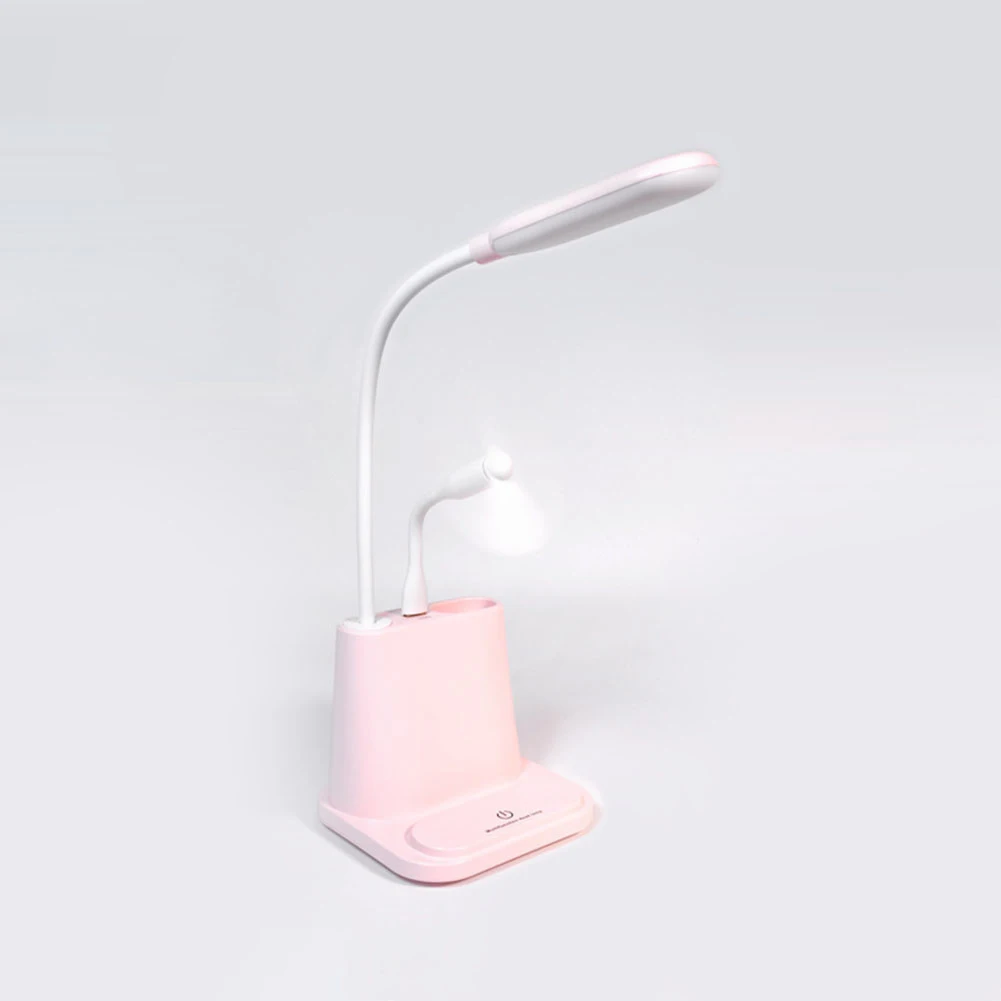 Многофункциональный светодиодный Настольный светильник al, перезаряжаемый, креативный, для защиты глаз, многофункциональный, для чтения, для зарядки мобильного телефона