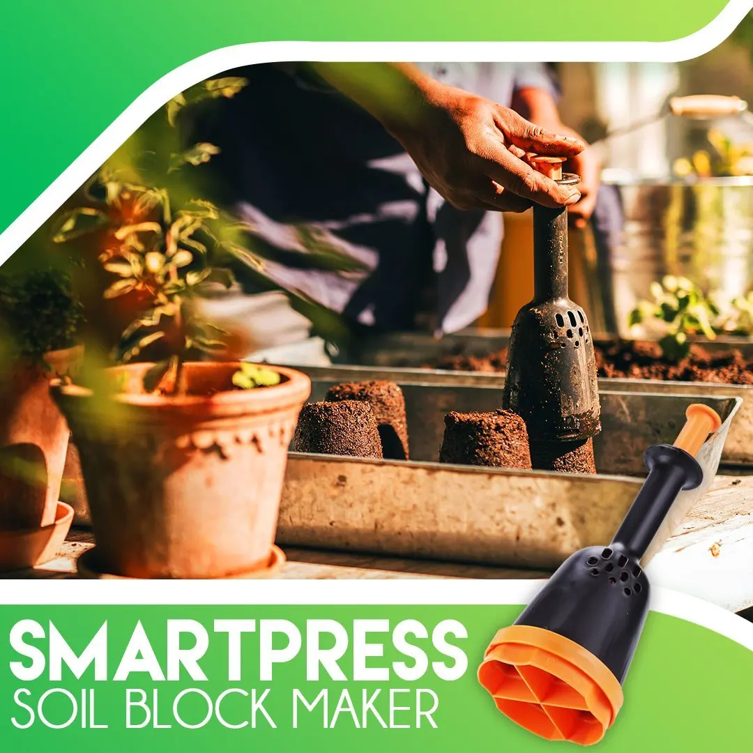 Smart Press Soil Block Maker Soil Block Maker Manual Soil Block Tool For Seedling Greenhouse Garden Supplies Dropshipping