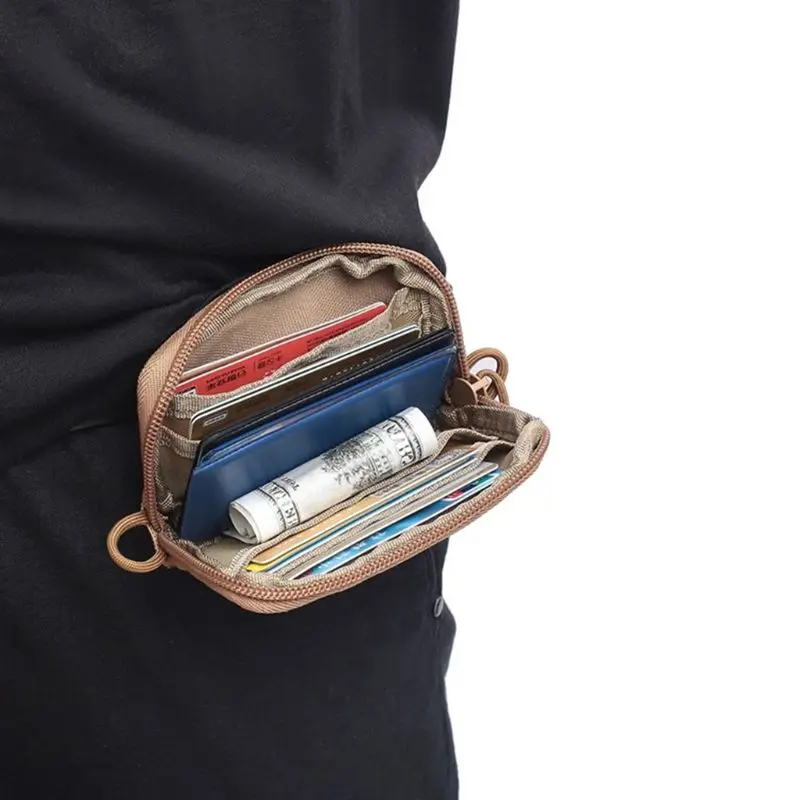 Travel Wallet Card Bag Tactical EDC Pouch Camping Hiking Waterproof Waist Bag Whosale&Dropship