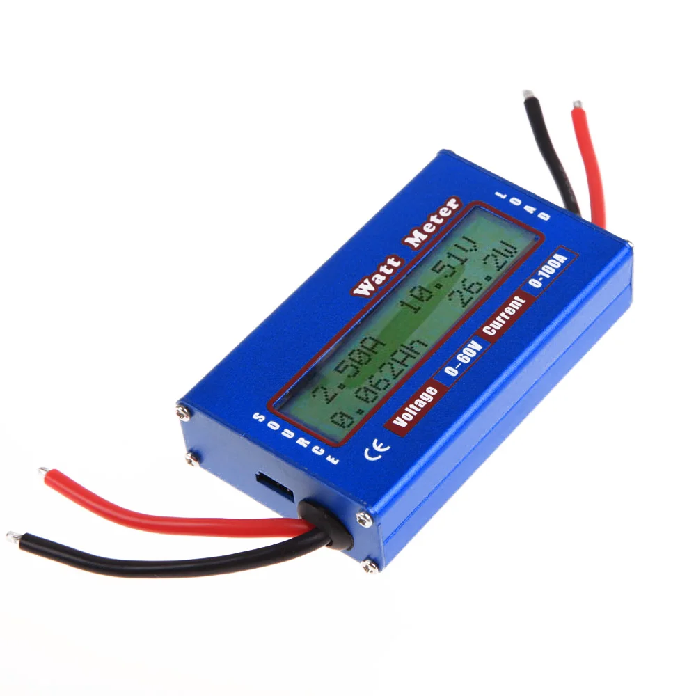 DC Power Analyser Watt Meter 12V 24V Solar Wind Analyzer LCD Digital Current Energy | Инструменты
