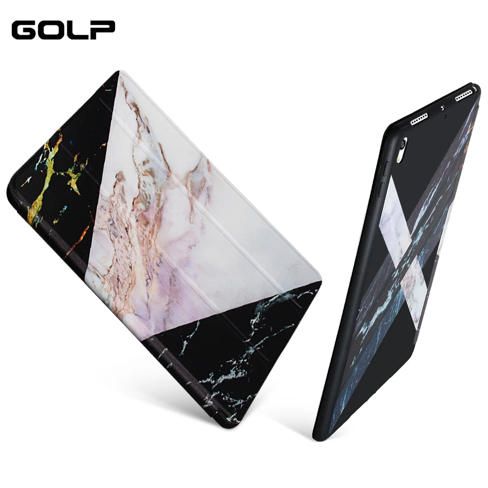 

For ipad Air 3 2019 Case, GOLP Colorful Smart Cover Coque Back Protective PU Leather flip Case for iPad Pro 10.5 inch cover