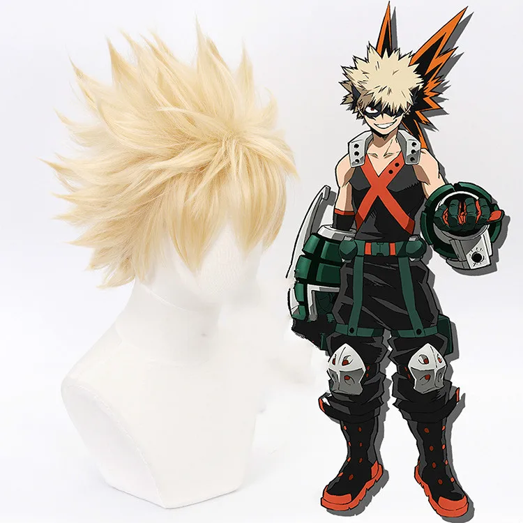 Аниме Мой герой Academy Midoriya izku Bakugou Katsuki Todoroki Shouto Косплей парики короткие волосы Косплей Реквизит