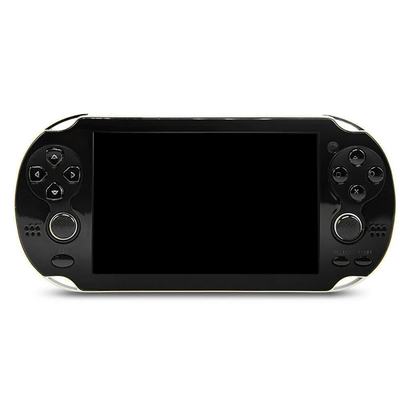128 Bit 8GB Retro Handheld 4.3 inch Screen MP3 Player Game Console Built-In 10000+ Games Black