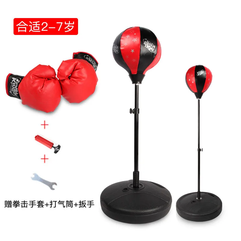 

Children Sport Gloves Sandbags Set Vertical Type Tumbler Taekwondo Training Equipment Fitness Boxing Toy Boy