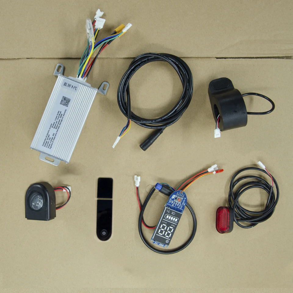 FOSTON Электрический контроллер для мотороллера крыло колокол дисковые тормоза колодки для Xiaomi Mijia M365 Ремонт Запасные части X-play - Цвет: Controller set