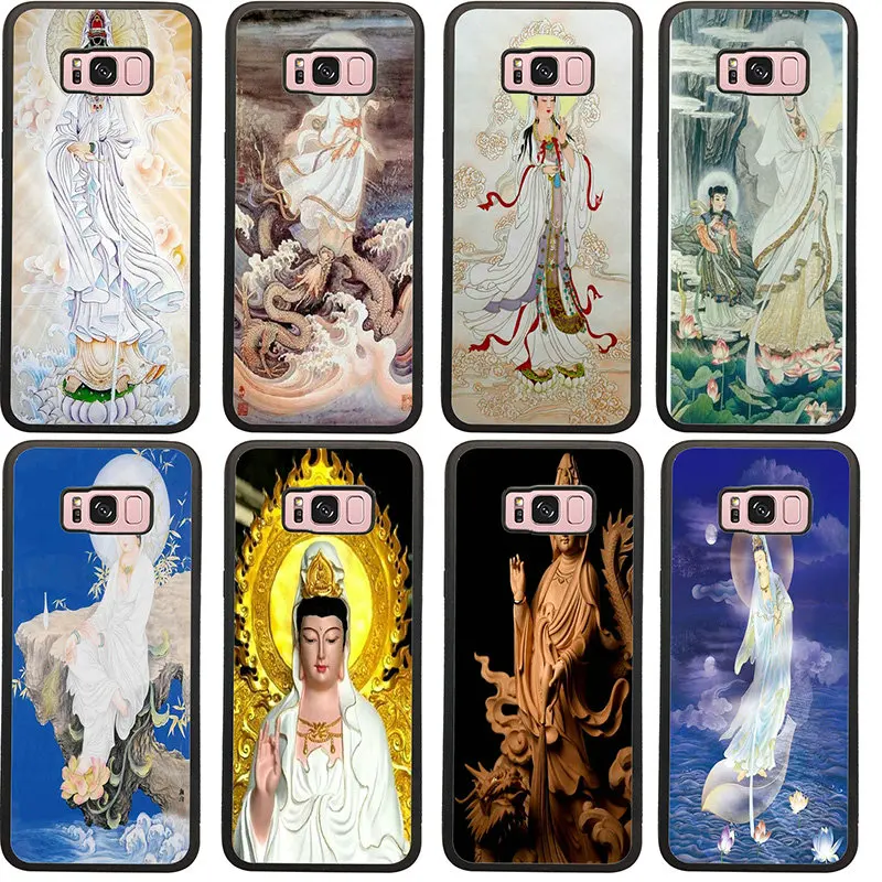 Guanyin bodhisattva Hard PC TPU Phone Cases for Samsung Galaxy S6 S7 S8 S9 S10 S20 Edge Plus Lite Note 8 9 10 20 Pro Back Cover | Мобильные