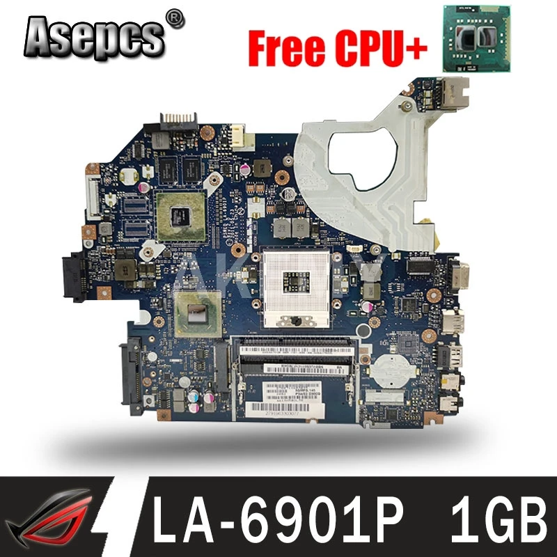 LA 6901P материнская плата для For Acer 5750 5750G 5755 ноутбука HM65 GT520M 1 ГБ оригинальная