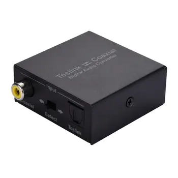 

Digital To Optical Converter Two-way Plug-and-play Audio Coaxial Adapter For DVD Speaker TV Store Exhibition
