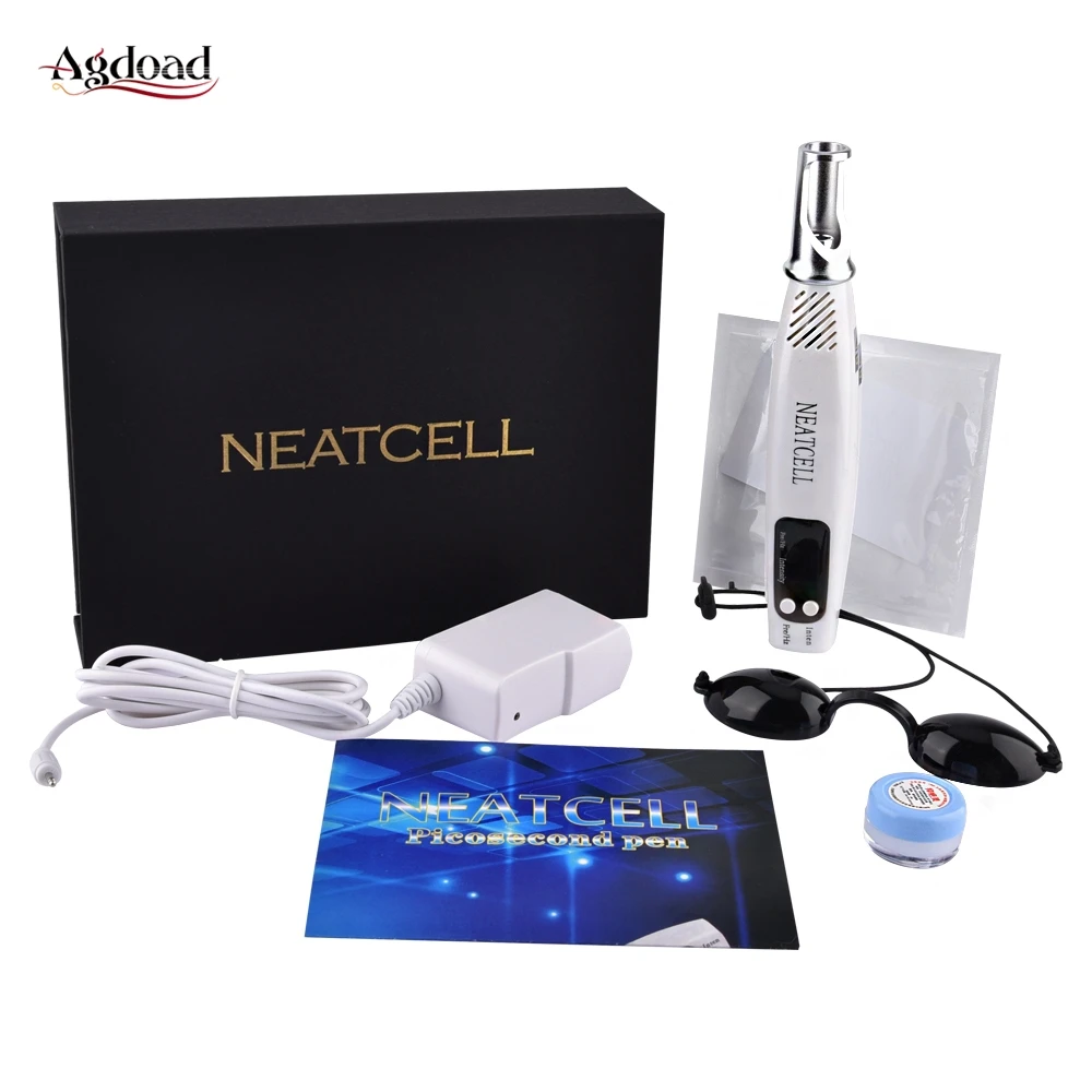 

Red Blue Light Therapy Picosecond Laser Pen Tattoo Dark Spot Acne Freckle Removal Machine Eyebrow Pigment Makeup Skin Care Tool