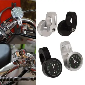 

Universal Waterproof Bike Watch Grow In Dark Clock Motorcycle Alluminum Alloy Dial Mini for Mounting Bicycle Handlebar