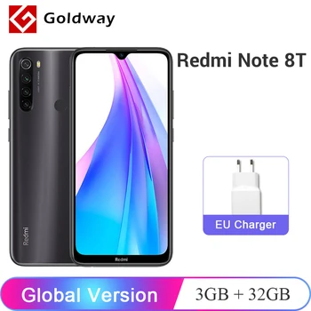 

In Stock ! Global Version Xiaomi Redmi Note 8T 3GB 32GB NFC Smartphone 48MP Quad Rear Camera Snapdragon 665 Octa Core 4000mAh