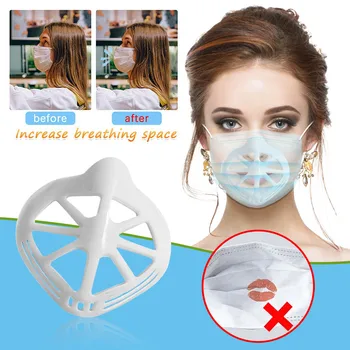 

3D Breathable Valve Mouth Mask Support Food Silicone Mask Holder Increases Breathing Space Help Breathe Smootly se6