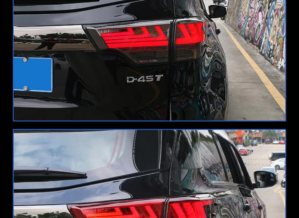 Задний фонарь для автомобиля Toyota Highlander- светодиодный задние фары, противотуманные фары Дневные ходовые огни DRL Тюнинг автомобилей Автомобильные аксессуары