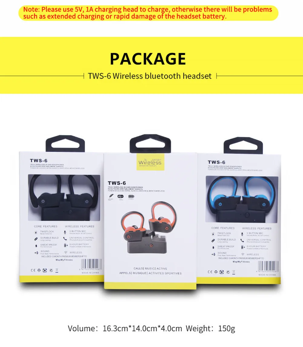 TWS noise Bluetooth наушники 5,0 настоящие беспроводные Спортивные Bluetooth стерео гарнитура для звонков смарт-всплывающие окна музыкальные наушники с микрофоном