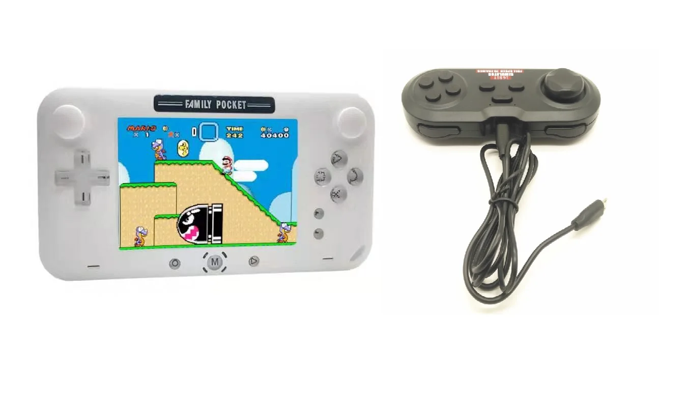 Retro Handhled Game Console Portable Game Player with 9 Emulators 7330 Built-in Games for Nes For Genesis Support Save&Load 