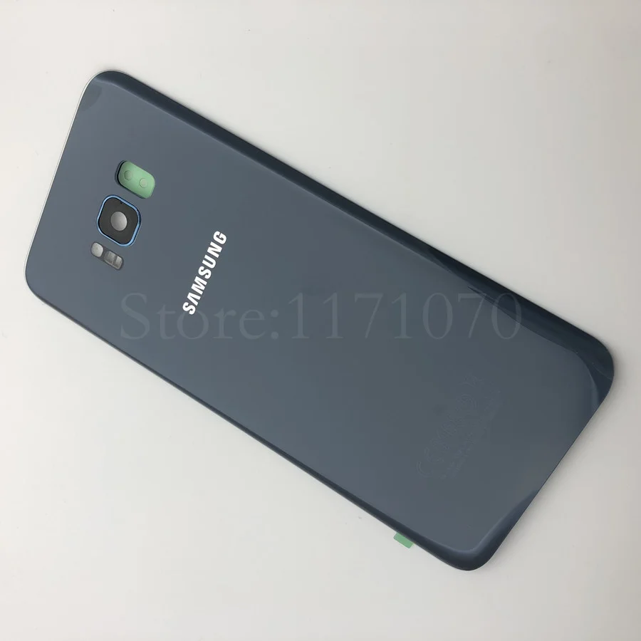 S8+ крышка батареи для samsung Galaxy S8 plus G955 G955F SM-G955F G955FD S8 G950 G950F задняя крышка корпуса+ Замена объектива камеры