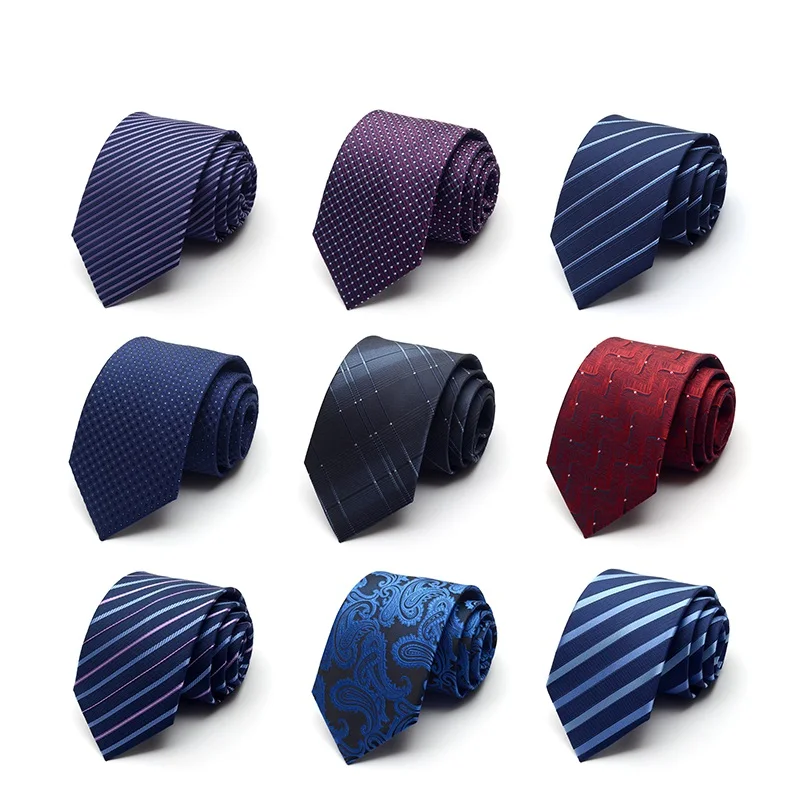 Высокое качество 2019 новые модные галстуки для мужчин бизнес 8 см Полосатый