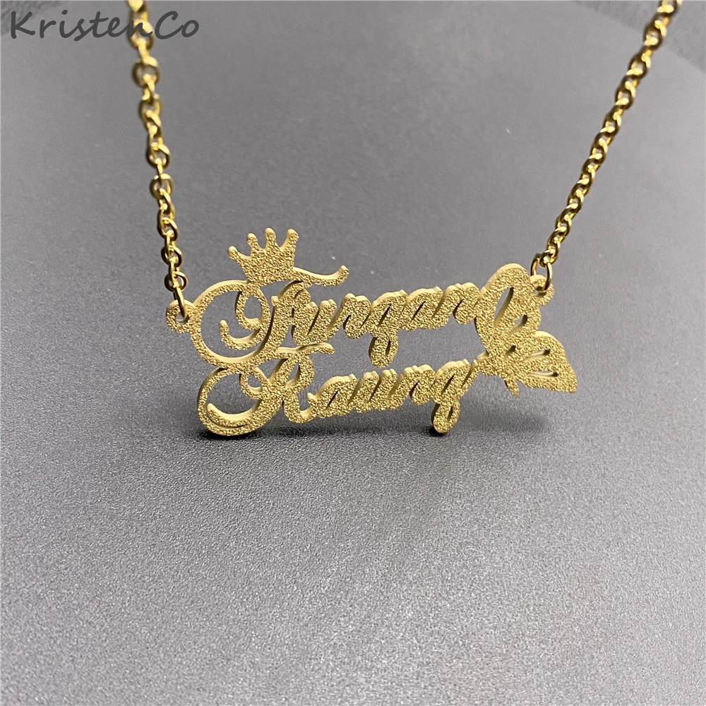Stainless Steel Nameplate Necklace 