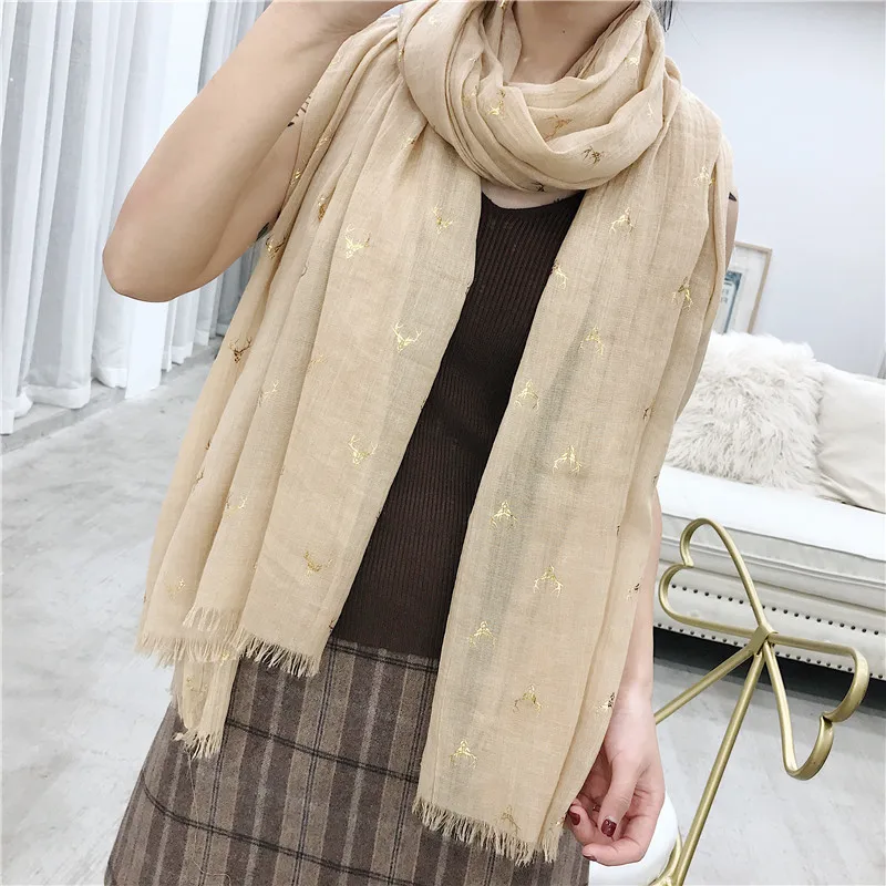 Chinese quality silk New style autumn and winter lady fashion Colour matching foulard shawl women print cotton head scarf