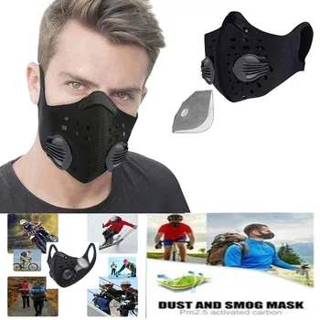 

In Stock Black Mouth Unisex Cotton Face Anime For Cycling Protective Face Mouth Breathable Reusable Kids Toiletry Kits Dropship