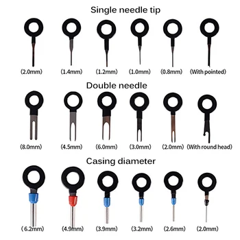 

TiOODRE 6pcs Electrical Wire Puller Hand Tools Kit Car Plug Terminal Removal Tool Pin Needle Retractor Pick Motorcycle Accessory