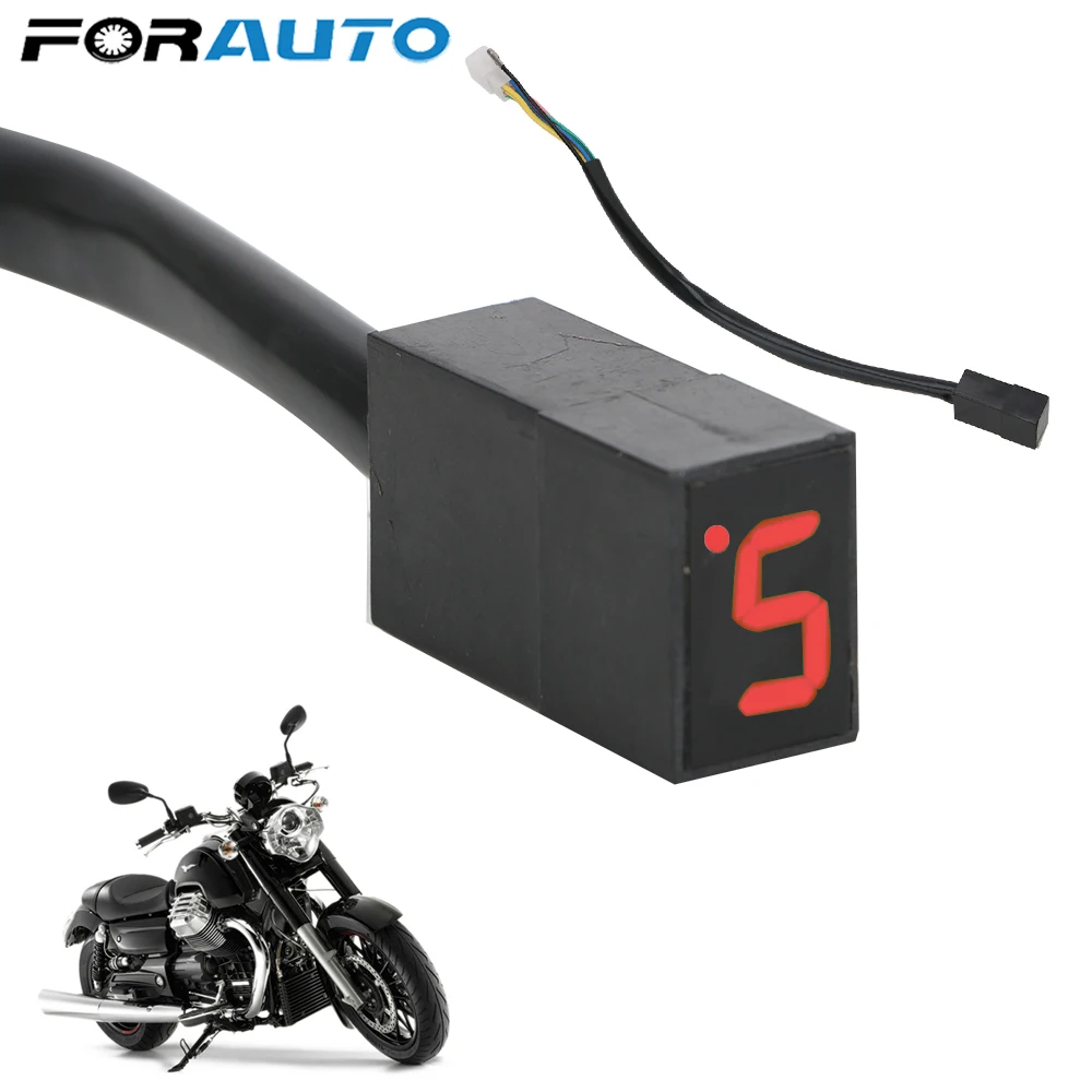 Универсальный цифровой индикатор переключения передач FORAUTO красный