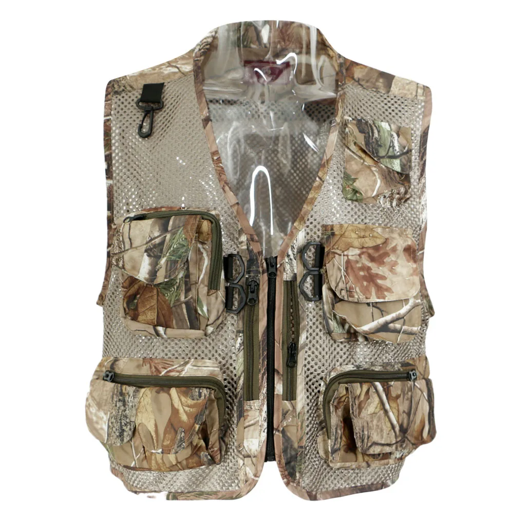 Quick Dry Fishing Vests Men Fly Fishing Vest Outdoor Breathable Hunting Hiking Fisherman Canoe Kayak Vest