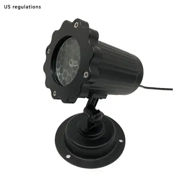 

Christmas Projector LED Lights Shaped Rotating Snowflake with Remote Control Waterproof Outdoor Christmas Lighting for Home