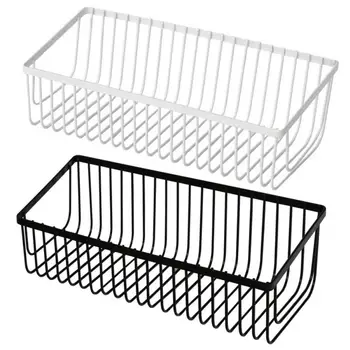 

Corner Storage Metal Holder Shelves—Bathroom Punch-free Corner Snap Up Shelf