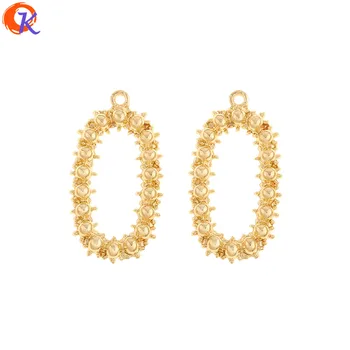 

Cordial Design 50Pcs 21*39MM Jewelry Accessories/Charms/Earrings Connectors/Oval Shape/DIY Making/Hand Made/Earring Findings