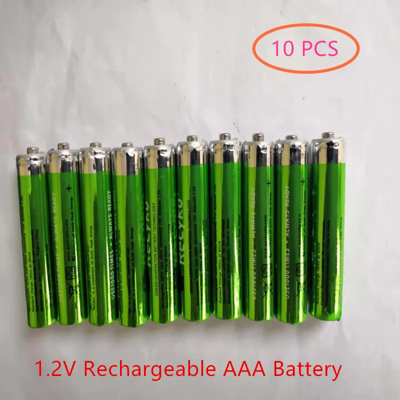 10 шт. AAA 820mAh 1,2 V Quanlity аккумуляторная батарея Ni-MH 1,2 V перезаряжаемый aaa-аккумулятор для игрушки с пультом дистанционного управления
