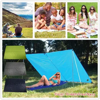 

Picnic Cloth 3 Color Moisture Proof Durable 190TPU2000 Sturdy Travel Camping Cloth Practical Tent Cloth Waterproof Mat Camp