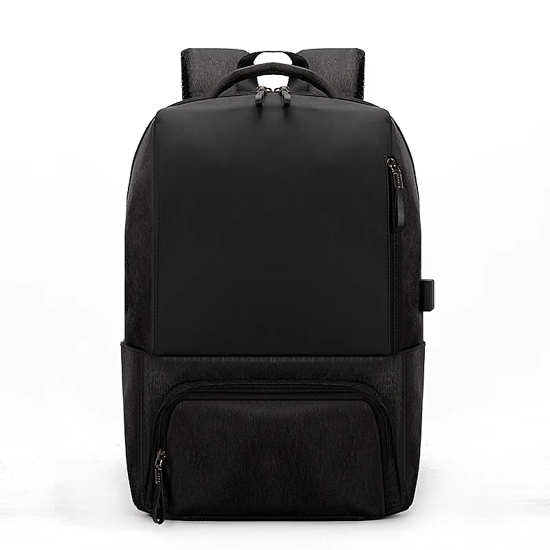 USB Men Backpack for Laptop 15.6 Inch Waterproof Oxford Large Capacity Black Notebook Back Pack Male Bagpack College Teenage New - Цвет: 894black