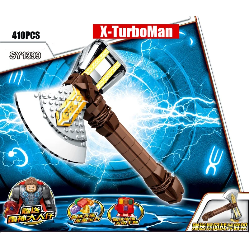 

Hot avenger super heroes Stormbreaker model building block ENDGAME thor figures iron Infinity Gauntlet stone gems bricks toys
