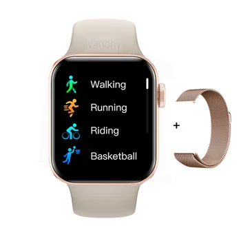 

38mm Smartwatch IWO Max Women Waterproof IP68 Smart Watch Men Blood Pressure Oxygen Activity Tracker VS IWO 13 P20 W75 T200