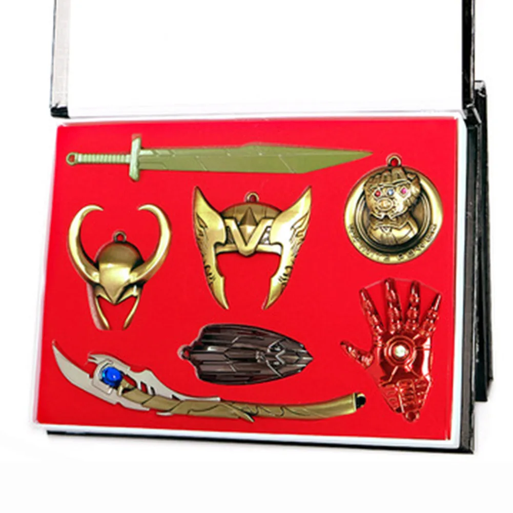 Брелок Loki для косплея цепочка с подвеской коллекционный подарочный набор