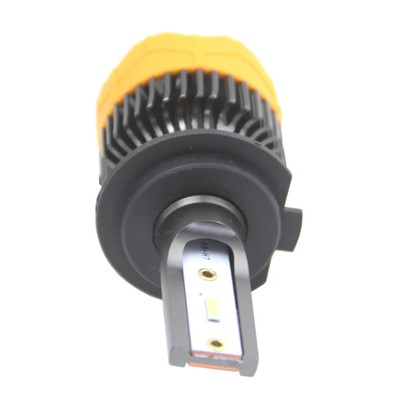 SHUOKE Mi9 светодиодный фар 1860 чип 12 в 24 Вт 2.3A 1800LM 6000K H1 H3 H7 H27 880 9005 9006 H10 H11 5202 H4 H13 9007 9004 Привет короче спереди и длиннее сзади