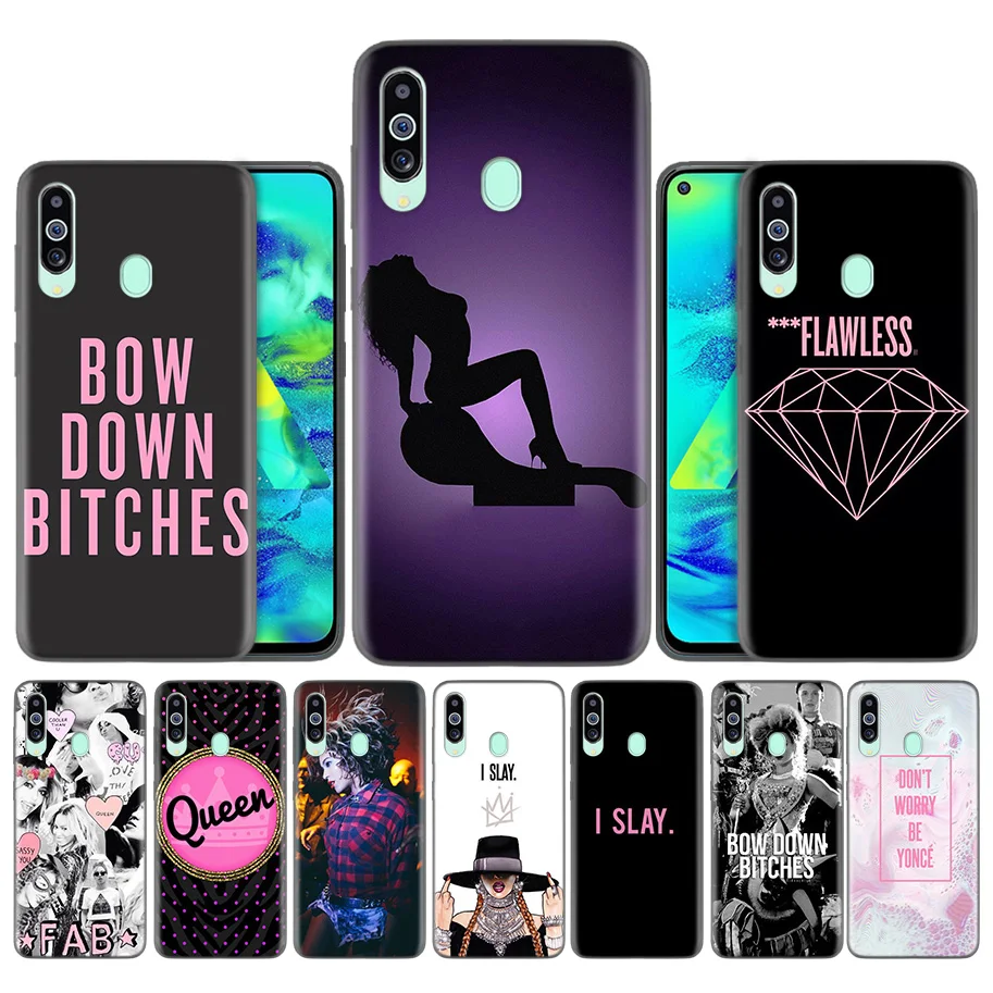 

Holder Case for Samsung Galaxy J4 J6 A6 A8 A7 A8 J8 Plus M10 M20 M30 M40 2018 Note 10 Pro Concha Covers Beyonce costume pink