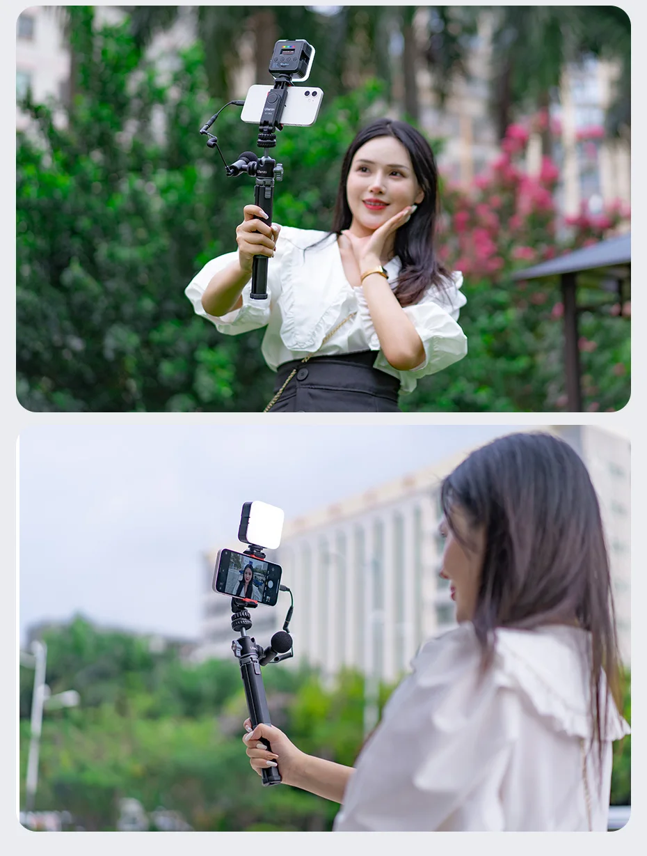 Ulanzi – support de téléphone pour prise de vue verticale, ST-06S, pour DSLR, caméra, moniteur, trépied, pince pour prise de vue Vlog