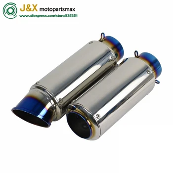 

Universal Motorcycle 304 Stainless Stee Zx6r 10r R6 Ninja 250 K6 K7 K8 Z900 Exhaust Muffler Escape Silence Motorbike Exhaust