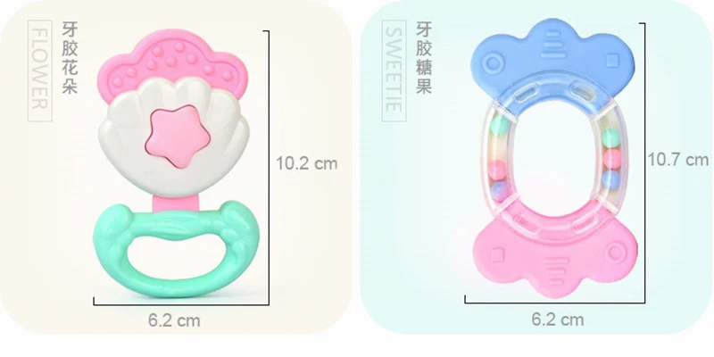 1Psc детские игрушки молярная погремушка для новорожденных, погремушка для детей, Игрушки для раннего обучения, Когнитивная детская игрушка для 0-12 месяцев, безопасные детские зубы