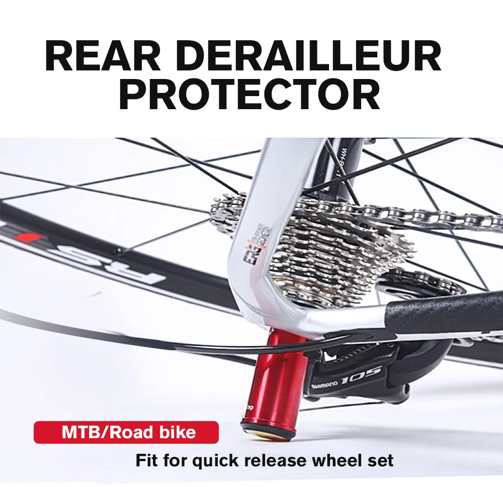 Description Picture 2 of itemTANKE-Bicycle Rear Transmission Protector, Road Cycling Lamp Holder, Mountain Bike Accessories, Tear Derailleur Protector 48/60