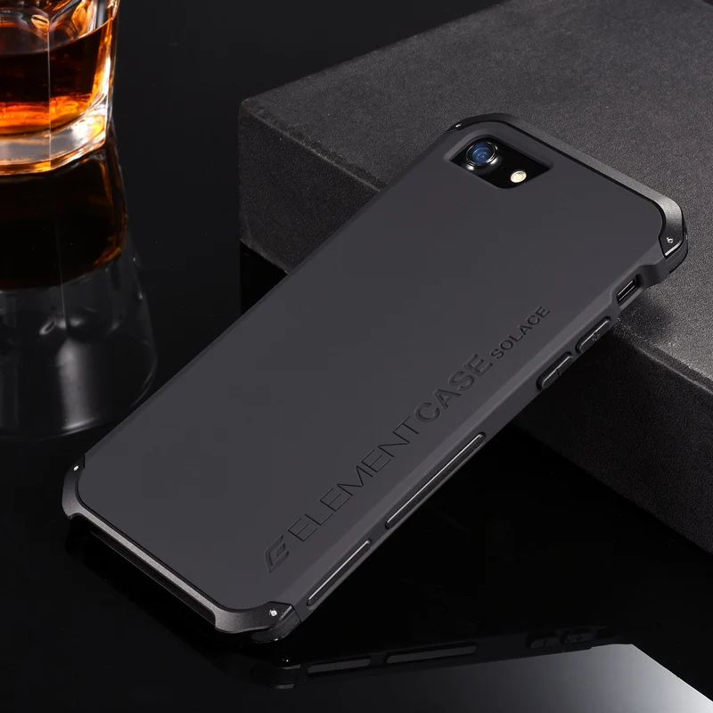 Чехол для iphone 7 роскошный элемент чехлы для телефонов с дизайнерским алюминием и ПК чехол для xiaomi 8 6 note 5 huawei p10 20 iphone xs