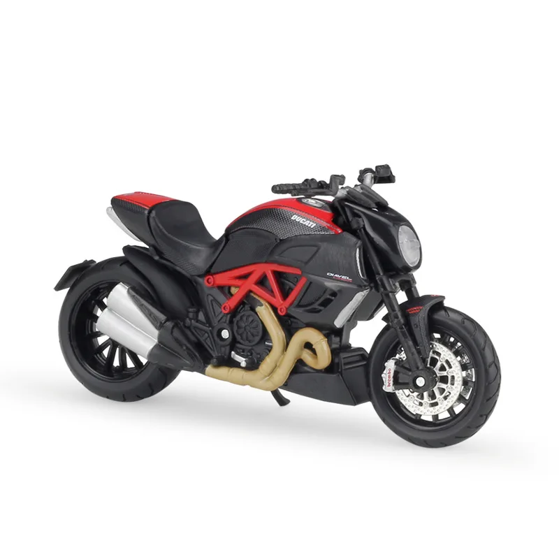 MAISTO 1/18 Scale Classic Motorbike Series Ducati Diavel Carbon Diecast Metal Motorcycle Model Toy For Kids Collection Gift |